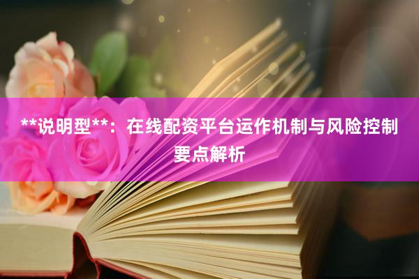 **说明型**：在线配资平台运作机制与风险控制要点解析